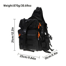 Camouflage Fishing Tackle Bag Backpack Tactical Waterproof Multifunctional Single Shoulder Military Bag pack 11.6L