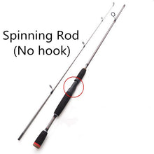 M Powerline 1.8m 2 Segments Fishing Rod M Carbon Spinning Casting Fishing Rod