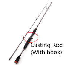 M Powerline 1.8m 2 Segments Fishing Rod M Carbon Spinning Casting Fishing Rod